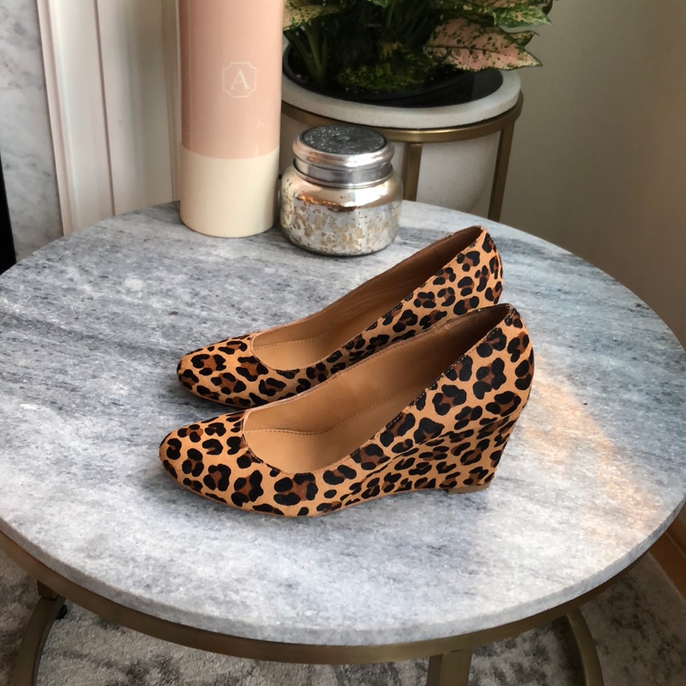 Cheetah Pattern J Crew Wedge